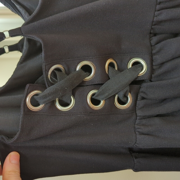 Guess black fit and flare dress - Picture 5 of 7